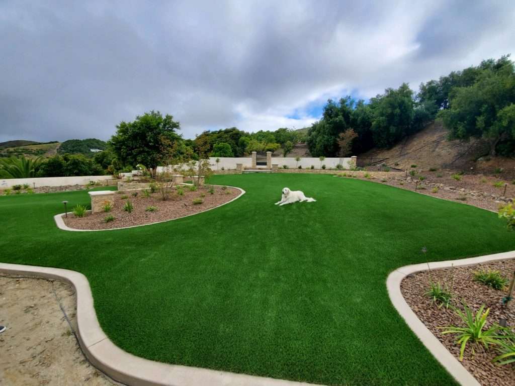 Turf installation project in Friendswood, TX
